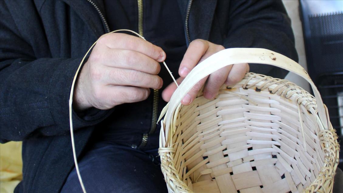 Unutulmaya yüz tutmuş sepetler yeni ustalarla yaşatılacak