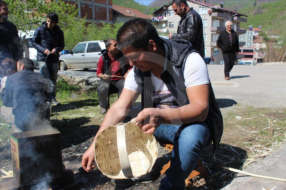 Unutulmaya yüz tutmuş sepetler yeni ustalarla yaşatılacak