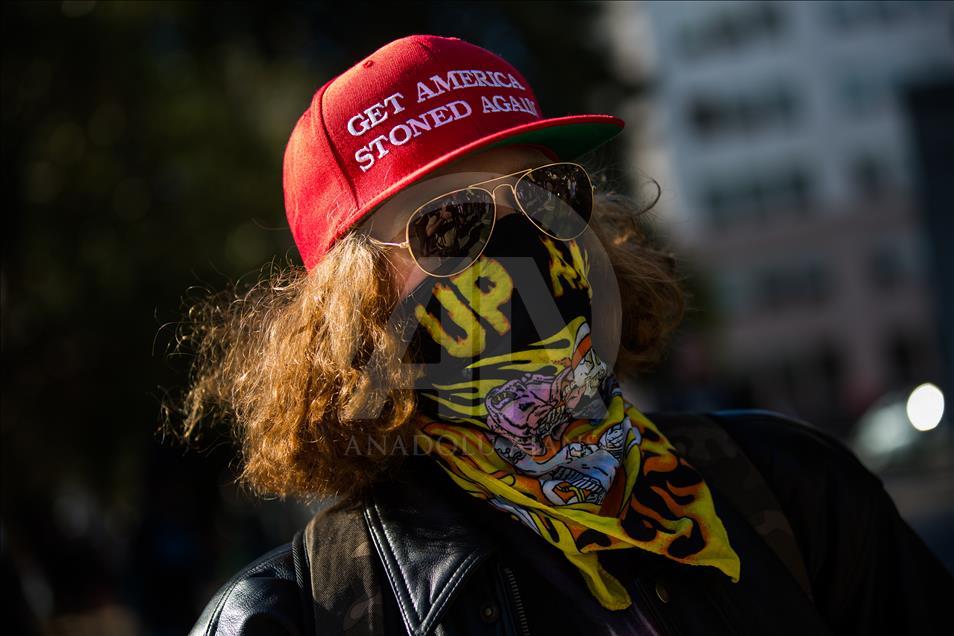Pro-Trump Rally in Berkeley, California