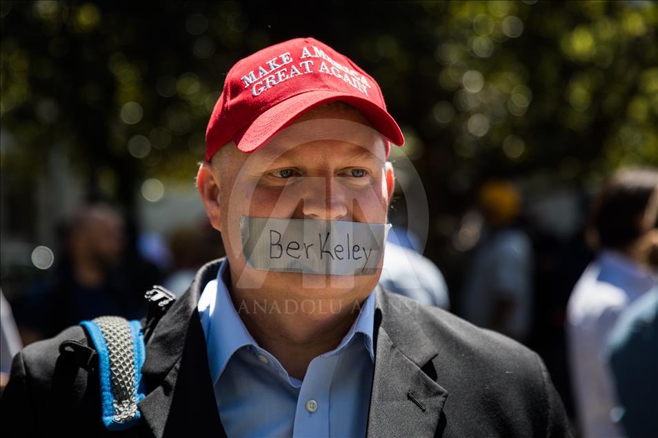 Pro-Trump Rally in Berkeley, California