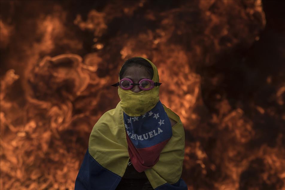 Protests against Venezuelan President Maduro