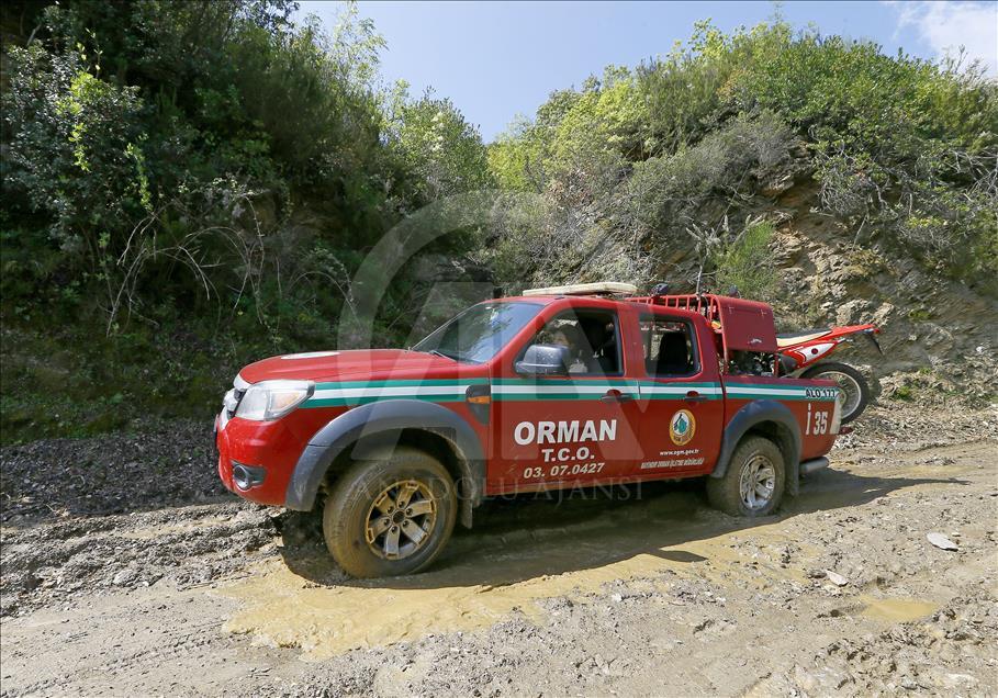 Kadın ormancı hayalindeki mesleği yapıyor 