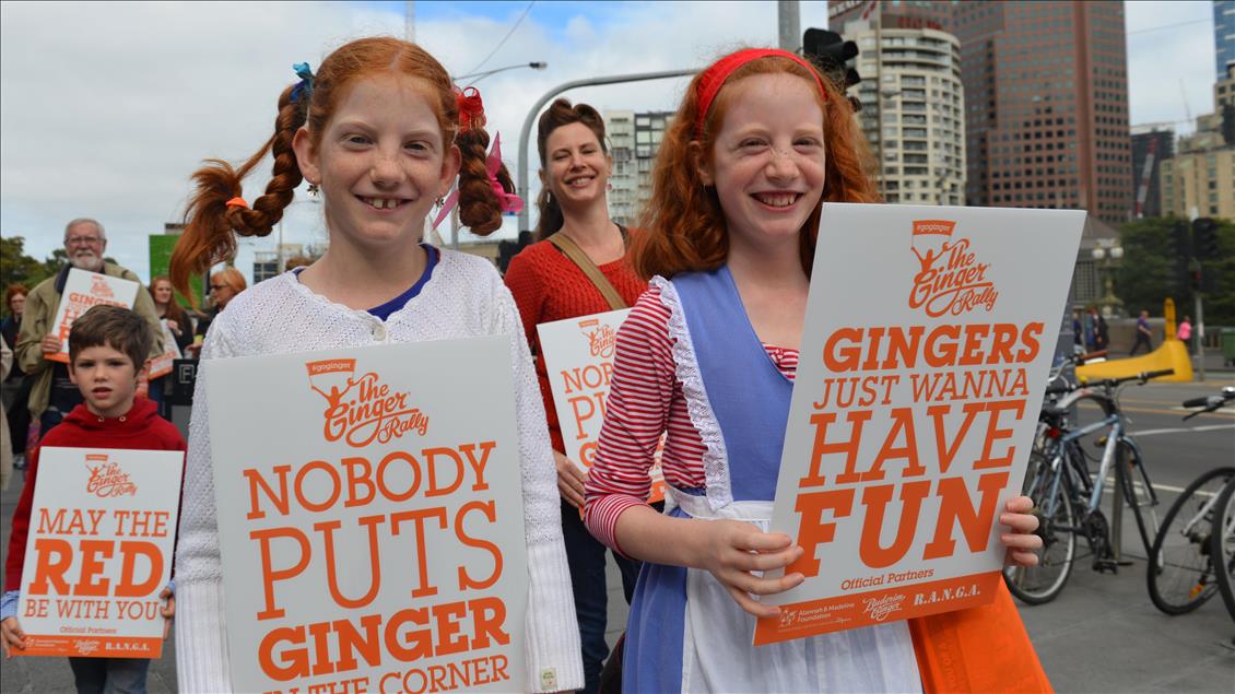 Avustralya’da yüzlerce kızıl saçlı yürüyüş düzenledi 
