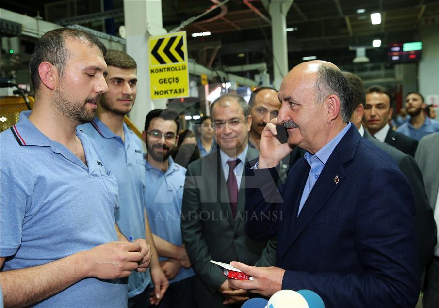 Çalışma ve Sosyal Güvenlik Bakanı Mehmet Müezzinoğlu