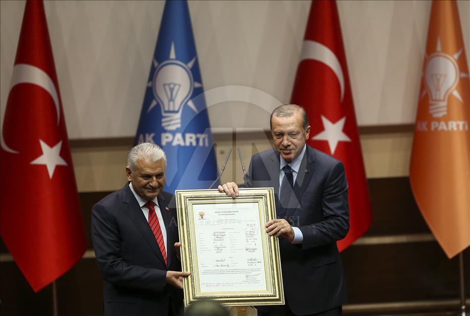 Cumhurbaşkanı Erdoğan'ın AK Parti'ye üyeliği