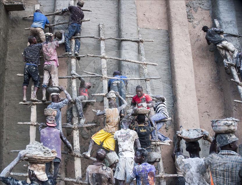 Mali'de UNESCO'nun Dünya Tarihi Mirası Listesi'ndeki Ulu Cami
