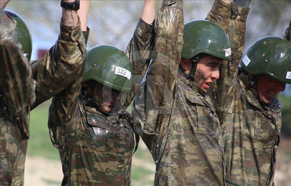 Turkey's first woman non-commissioned officer in commando training ...