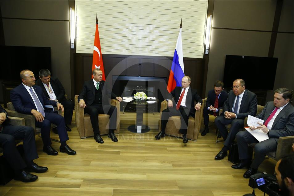 Erdoğan - Putin görüşmesi