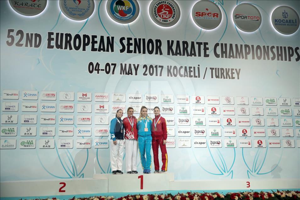 طوبا یاکان ورزشکار ترکیه ای در مسابقات کاراته قهرمانی اروپا طلا گرفت