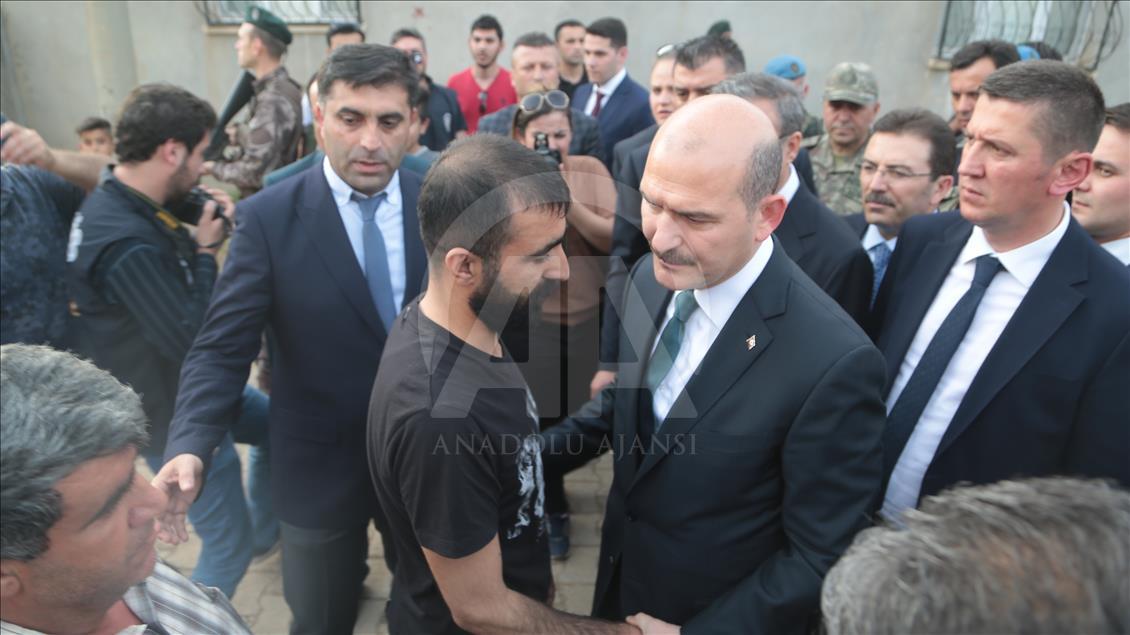 İçişleri Bakanı Süleyman Soylu Silopi'de