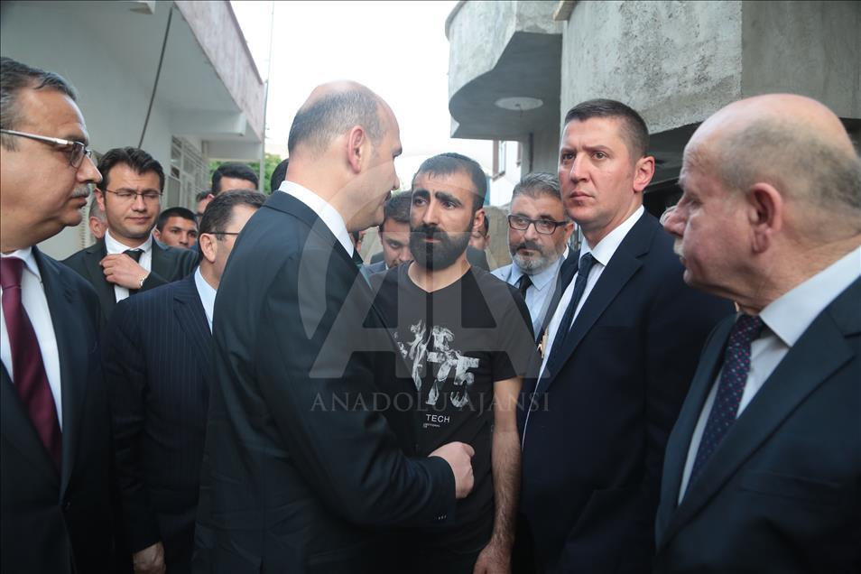 İçişleri Bakanı Süleyman Soylu Silopi'de