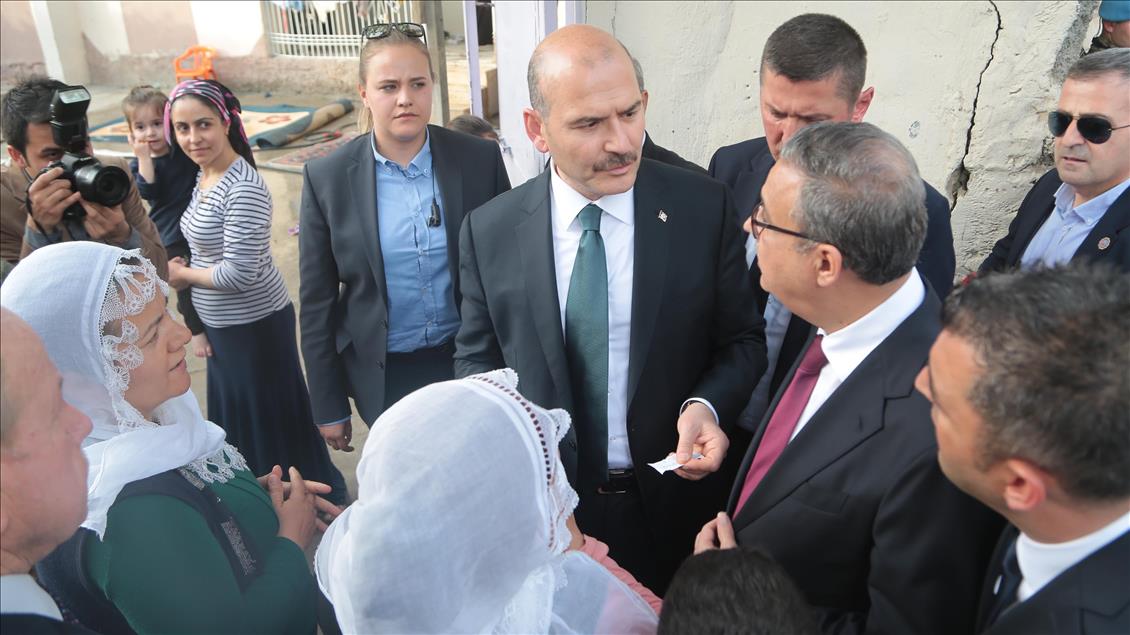 İçişleri Bakanı Süleyman Soylu Silopi'de