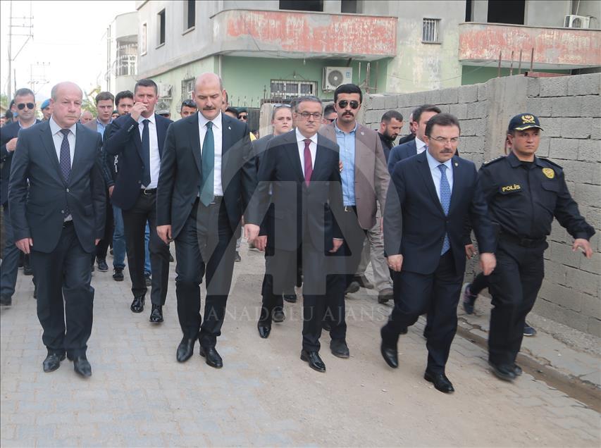 İçişleri Bakanı Süleyman Soylu Silopi'de