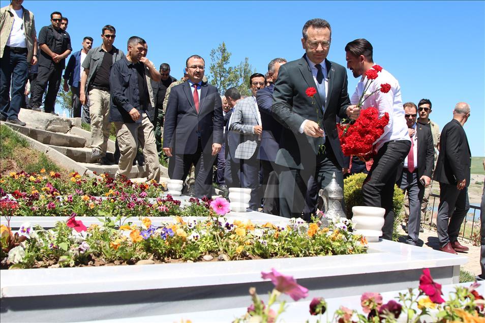 PKK'lı teröristlerce Dürümlü'de katledilenler anıldı
