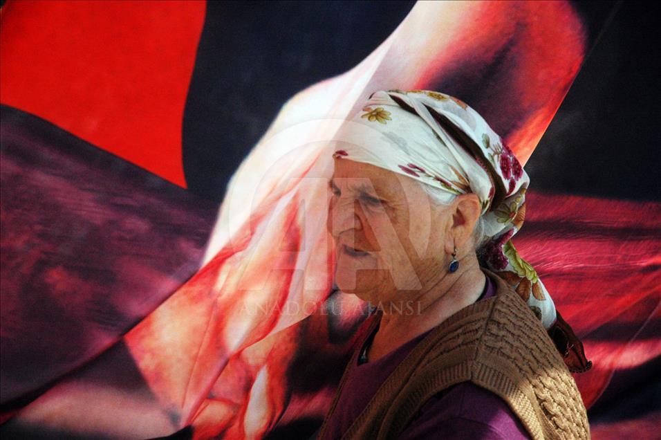 Bodrum'da yaşlı kadının Atatürk sevgisi 