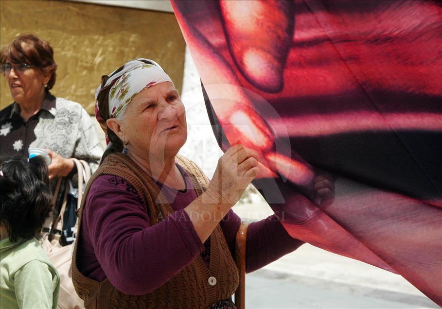 Bodrum'da yaşlı kadının Atatürk sevgisi 