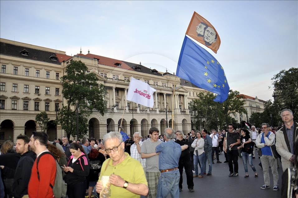 Protest in Hungary