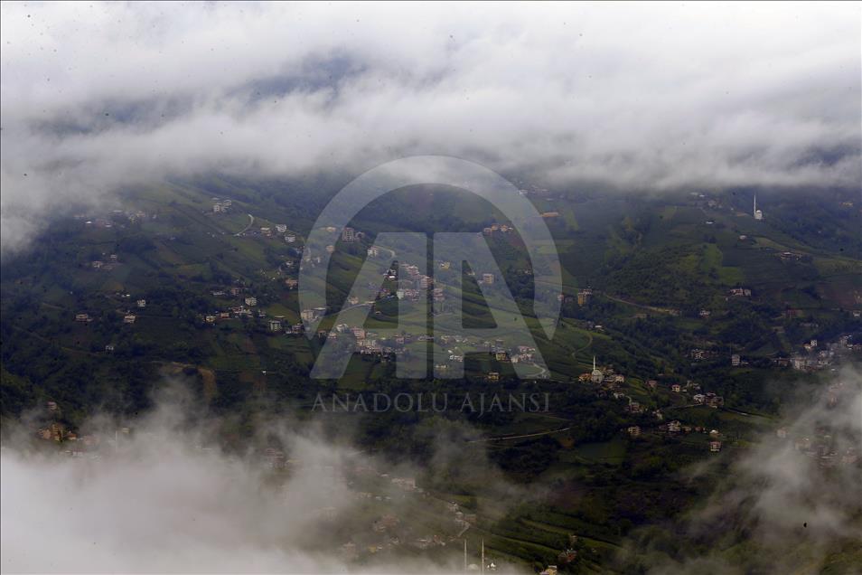 Trabzon'da kar yağışı