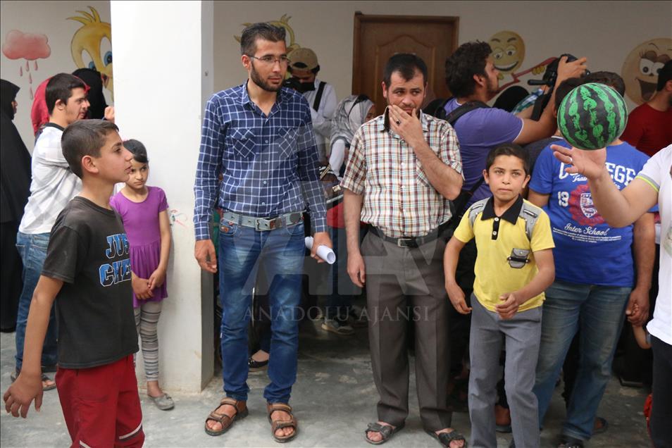 Suriye'de engelli çocuklara özel okul
