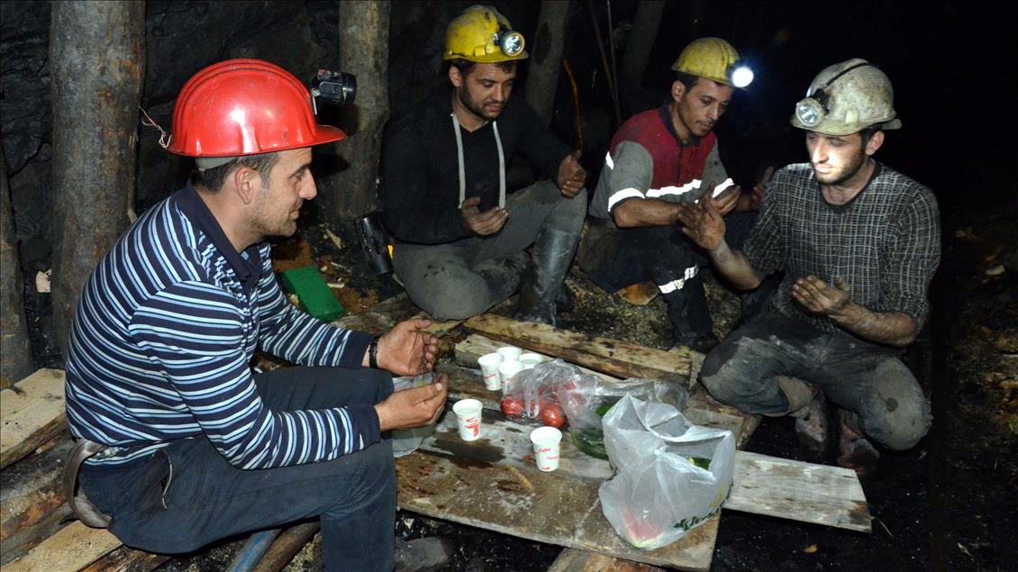 Maden ocağında ilk sahur
