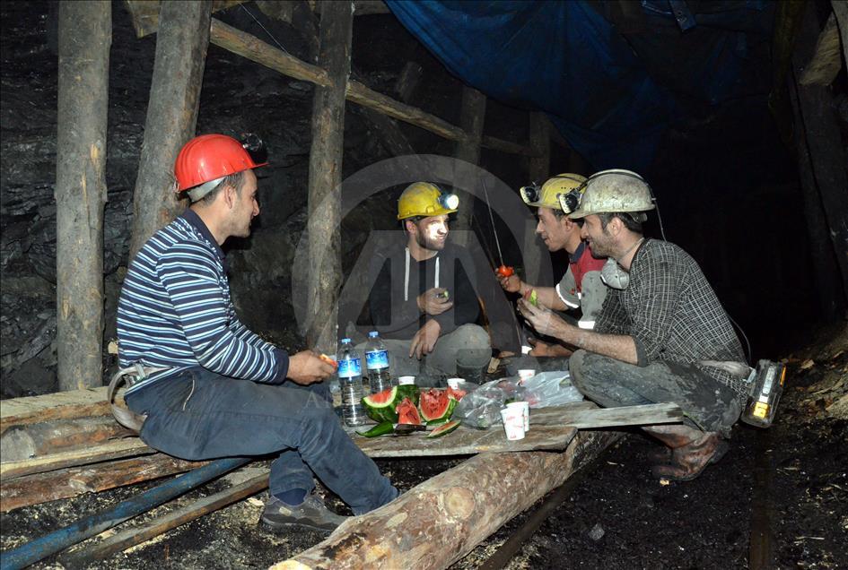 Maden ocağında ilk sahur