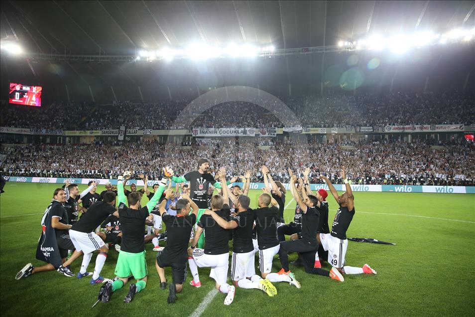 Besiktas wins Turkish league after beating Gaziantepspor 4-0
