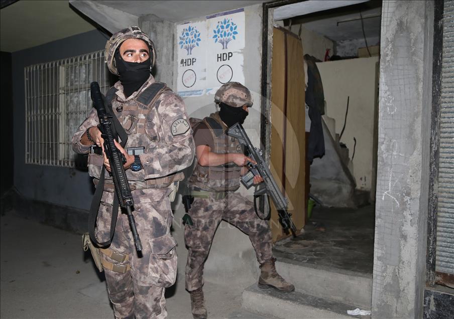Adana'da terör operasyonu