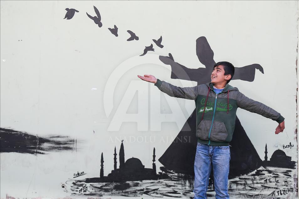Tarihi ve doğal güzellikler trafo duvarlarına yansıtılıyor