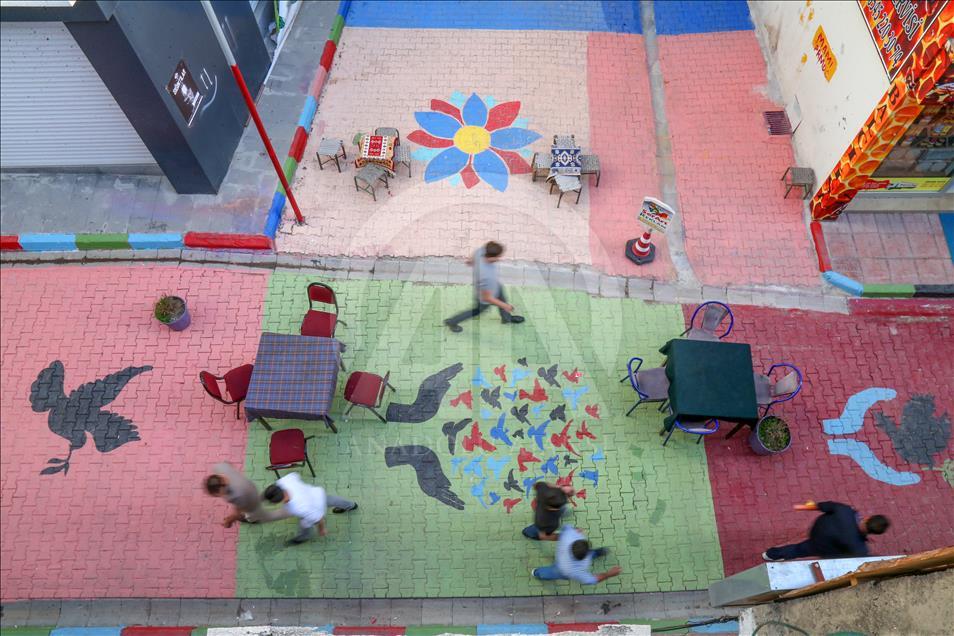 Tarihi ve doğal güzellikler trafo duvarlarına yansıtılıyor