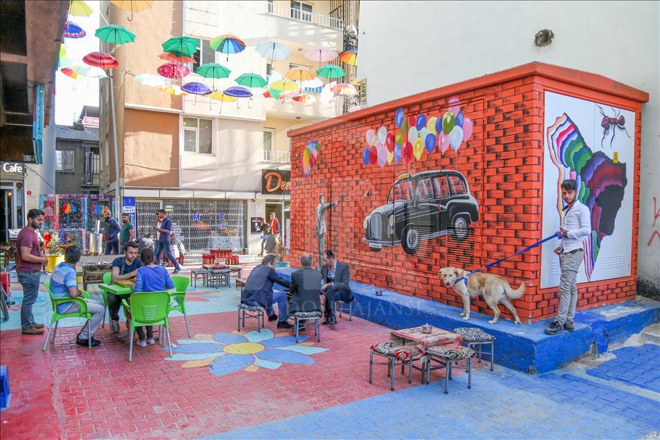 Tarihi ve doğal güzellikler trafo duvarlarına yansıtılıyor