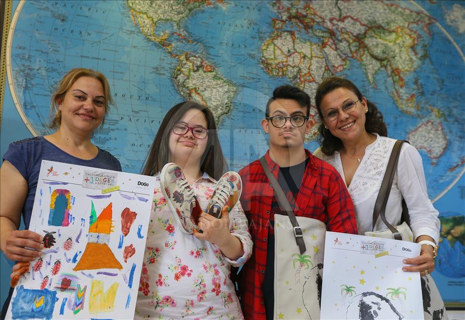 Down sendromlu gençler "ihracatçı" oldu