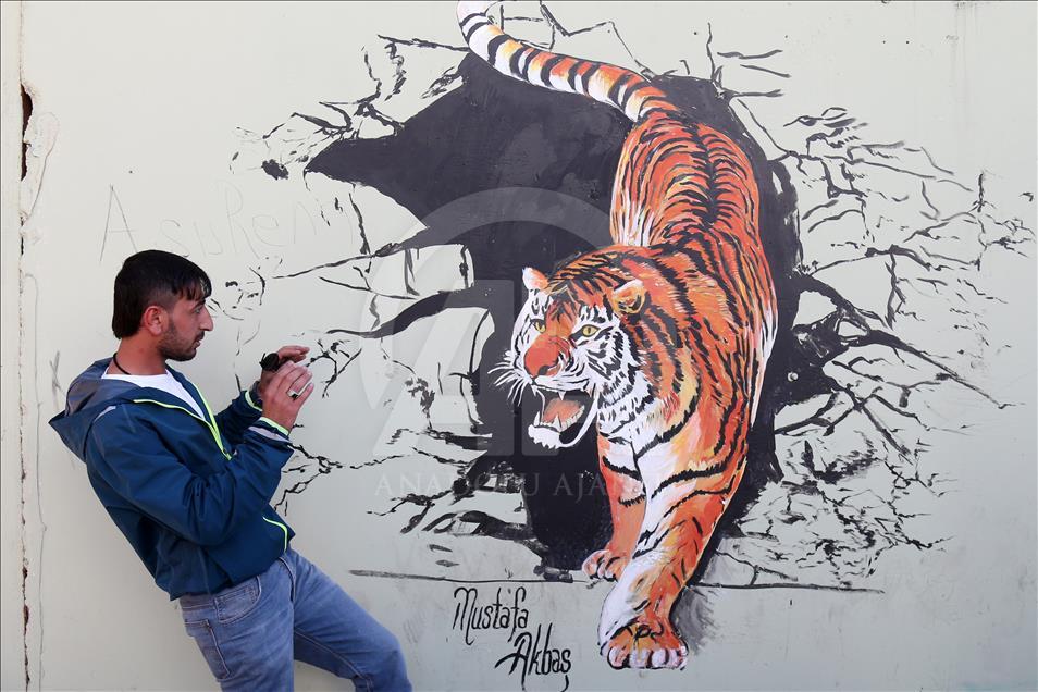 Tarihi ve doğal güzellikler trafo duvarlarına yansıtılıyor