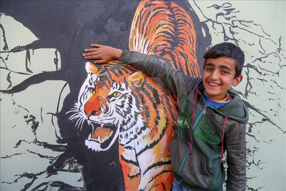 Tarihi ve doğal güzellikler trafo duvarlarına yansıtılıyor