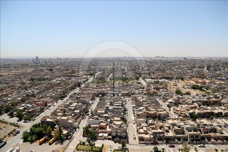 Irak'ın Erbil kenti havadan fotoğraflandı