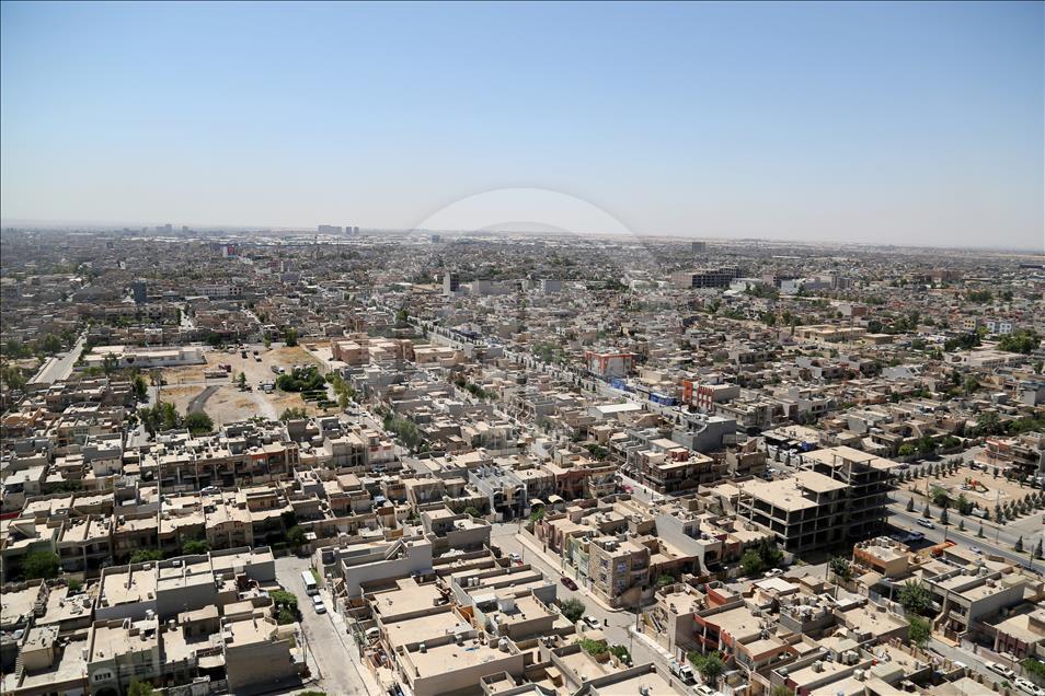 Irak'ın Erbil kenti havadan fotoğraflandı