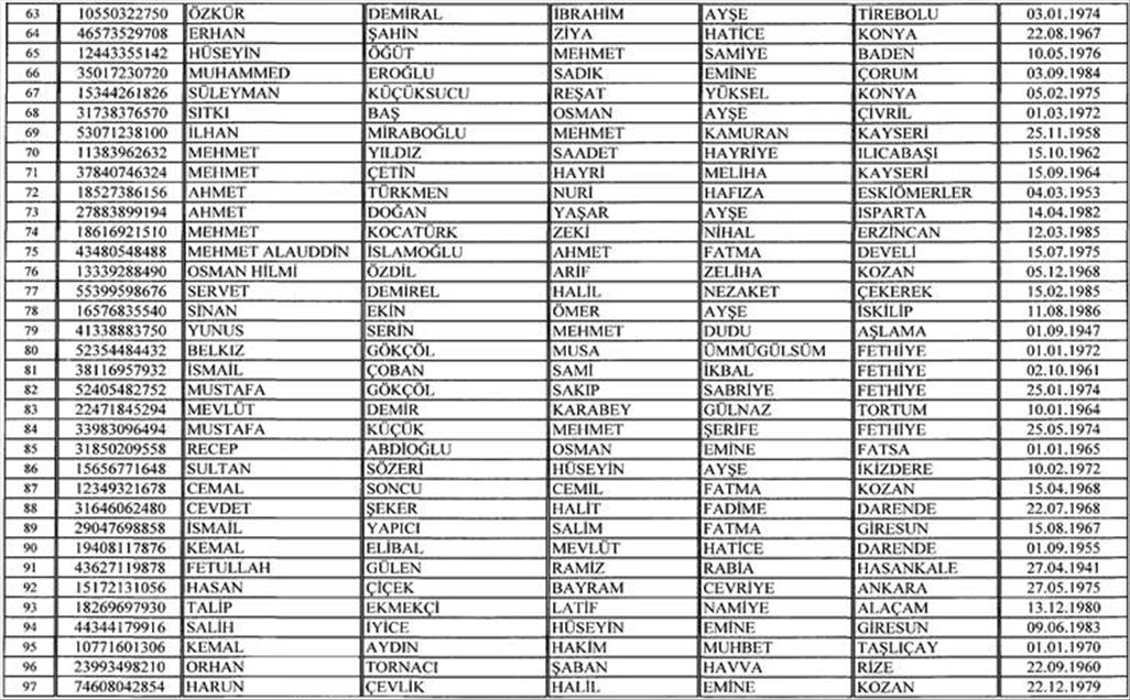 İçişleri Bakanlığı ilanı