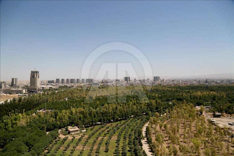 Irak'ın Erbil kenti havadan fotoğraflandı