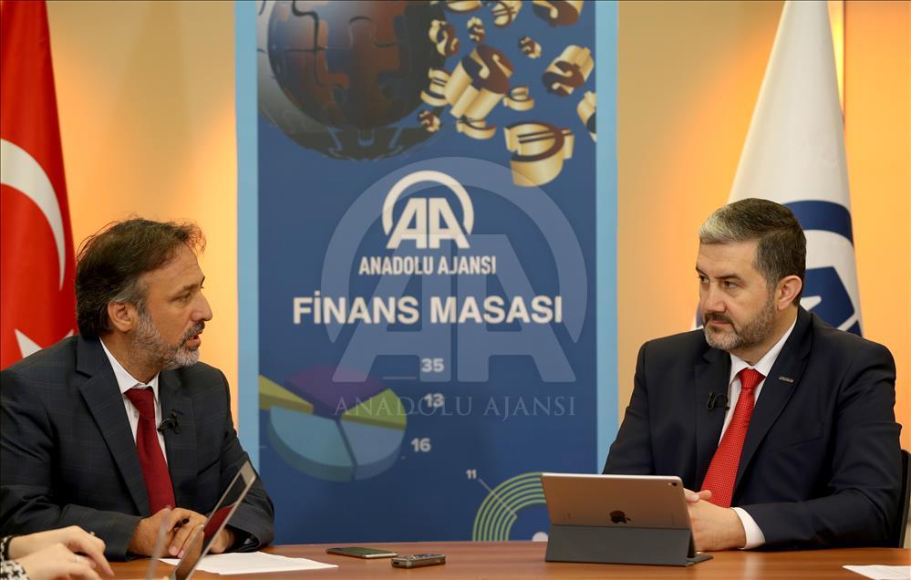 MÜSİAD Genel Başkanı Kaan, AA Finans Masası'nda