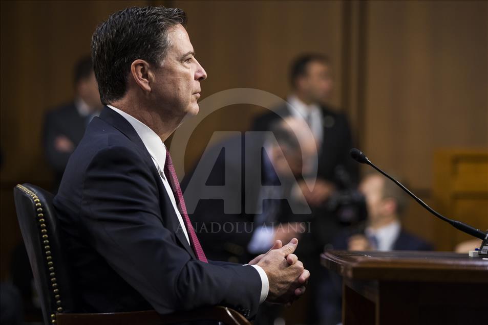 Former FBI Director James Comey testifies before Congress