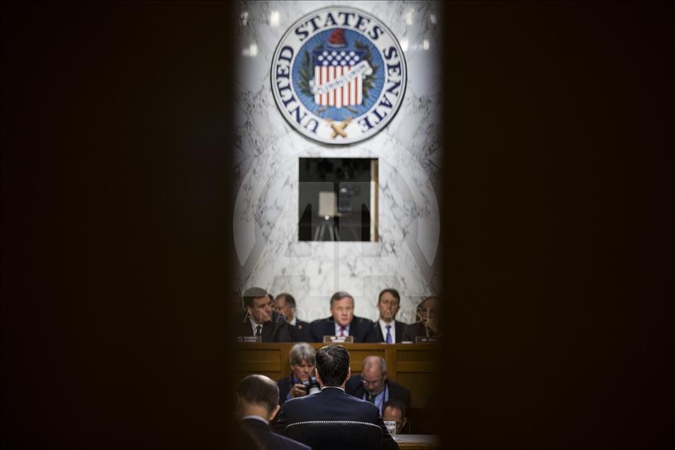 Former FBI Director James Comey testifies before Congress