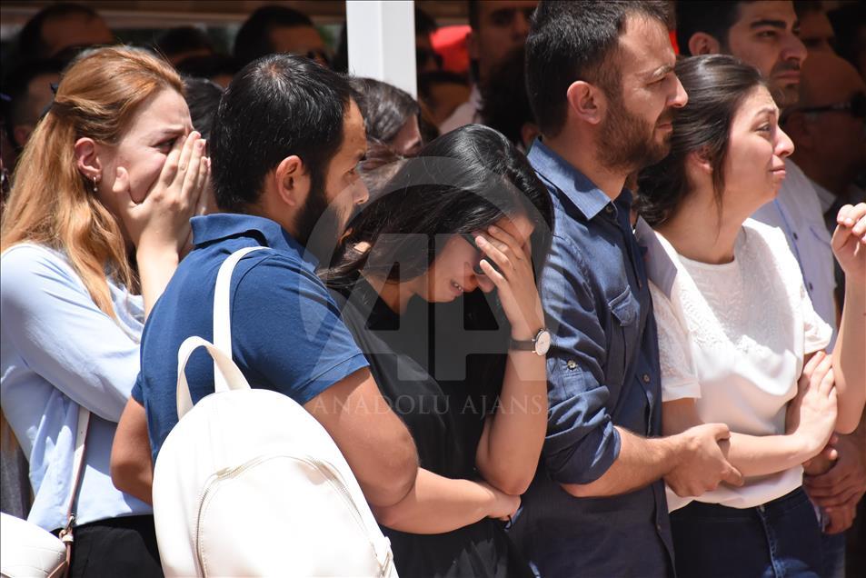 PKK'lı teröristlerce katledilen Şenay öğretmen için tören