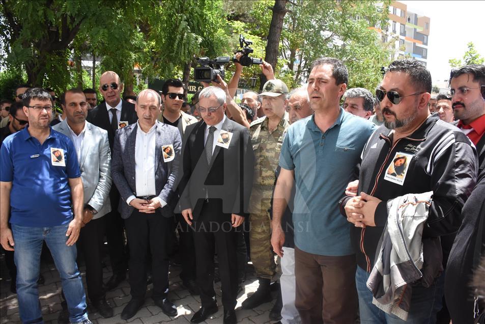 PKK'lı teröristlerce katledilen Şenay öğretmen için tören