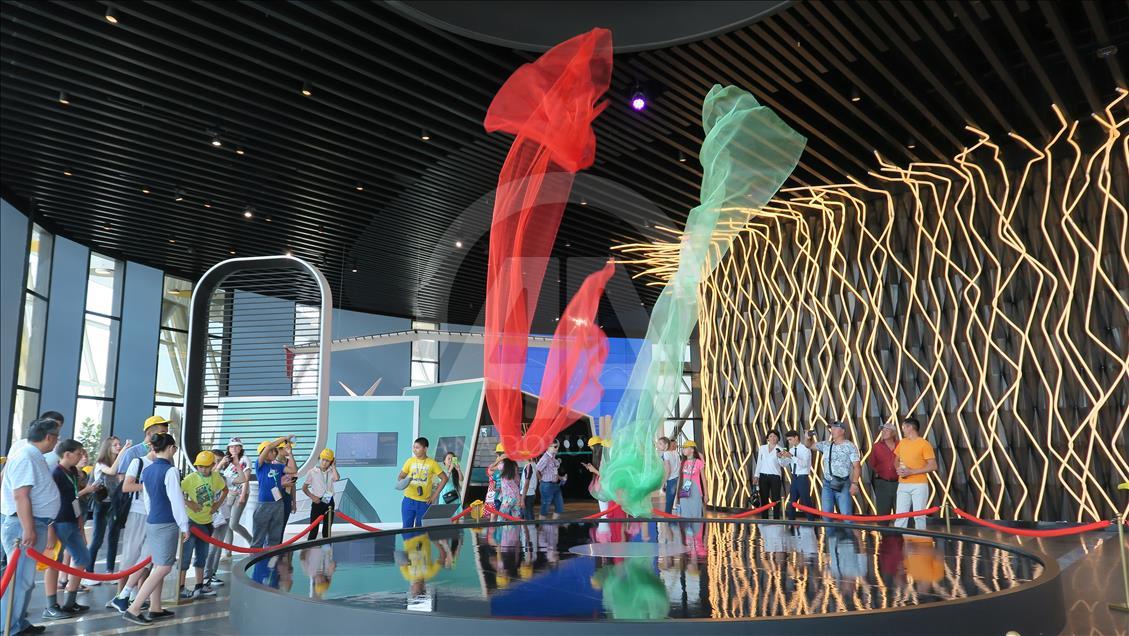Astana EXPO 2017 Fuarında Kazakistan'ın standına büyük ilgi
