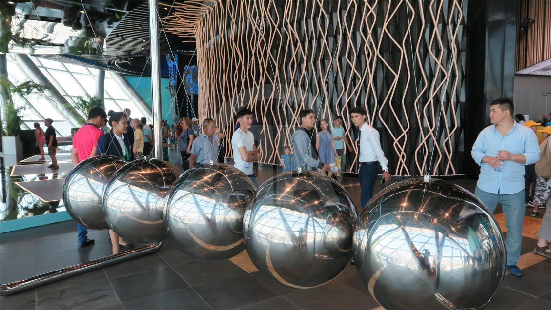 Astana EXPO 2017 Fuarında Kazakistan'ın standına büyük ilgi