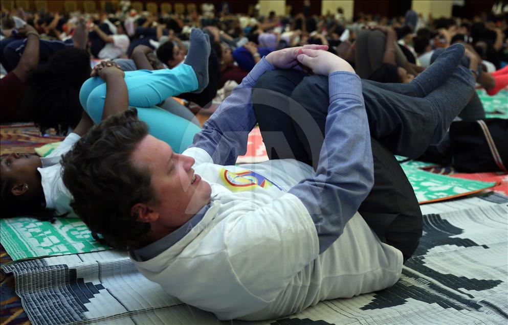 Etiyopya'da "3. Uluslararası Yoga Günü"