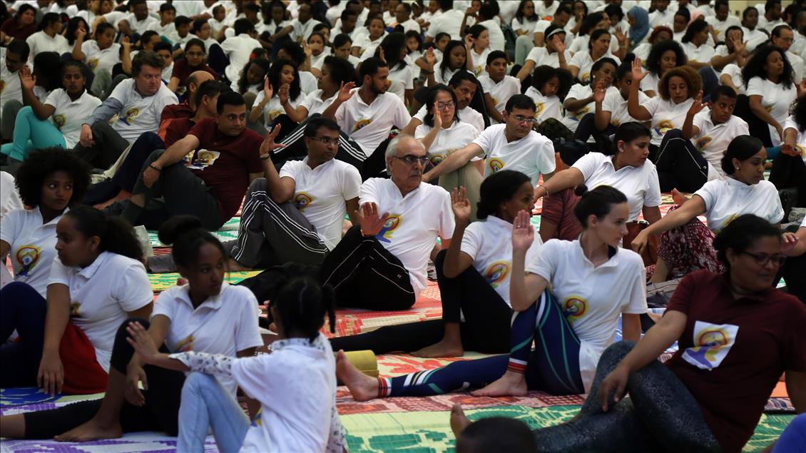 Etiyopya'da "3. Uluslararası Yoga Günü"