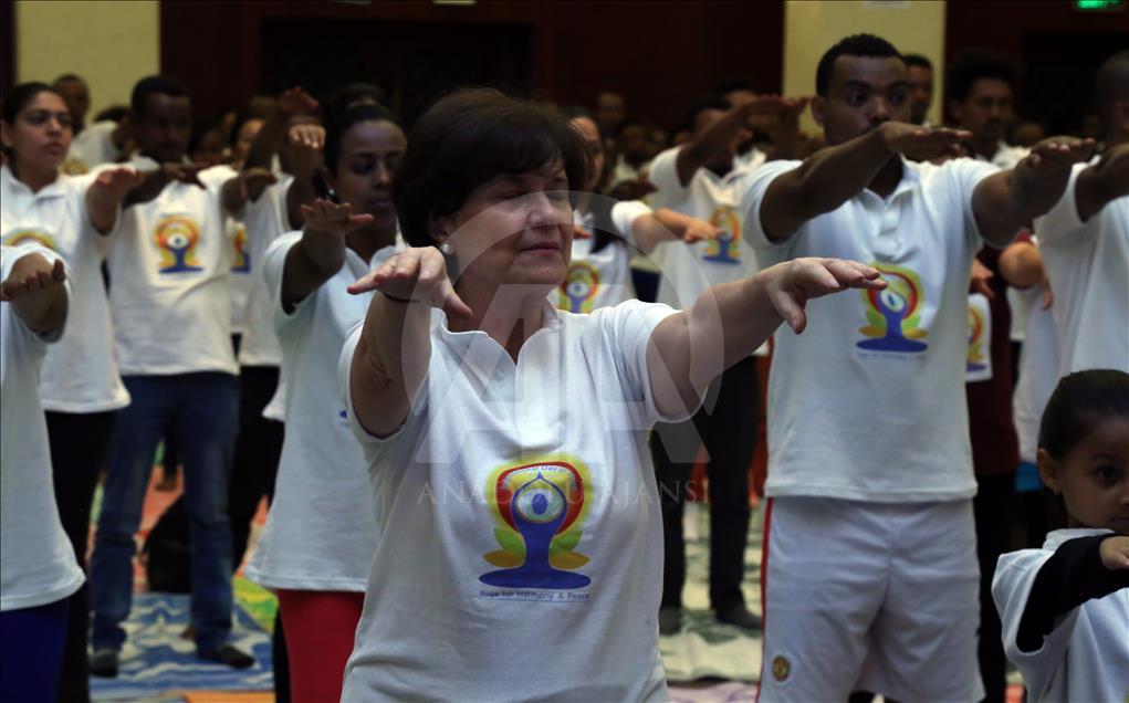 Etiyopya'da "3. Uluslararası Yoga Günü"