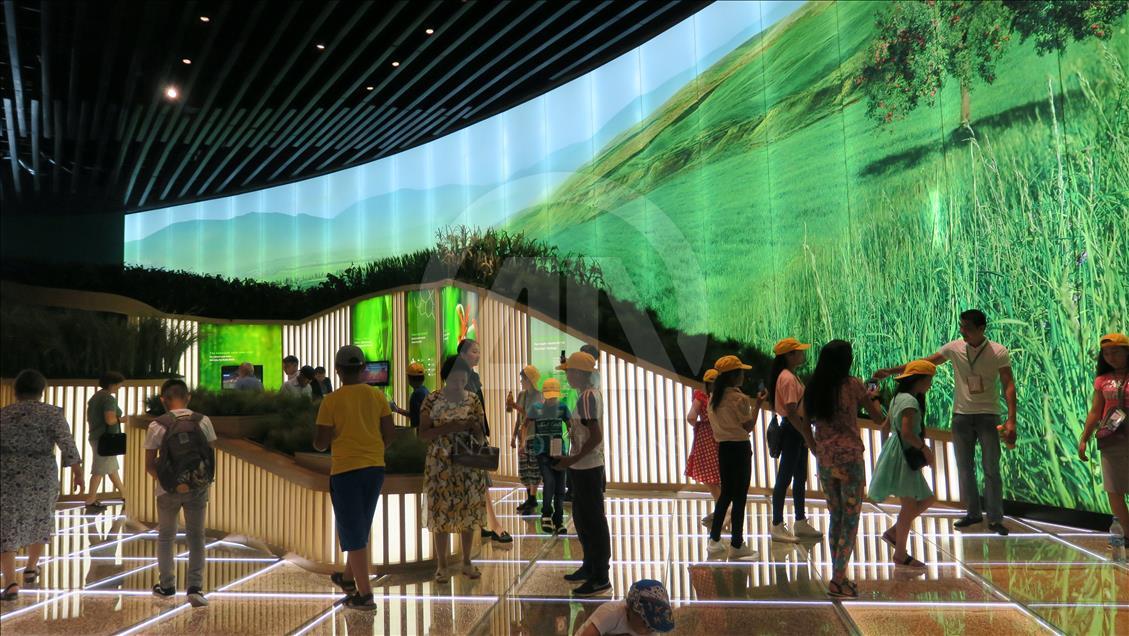 Astana EXPO 2017 Fuarında Kazakistan'ın standına büyük ilgi