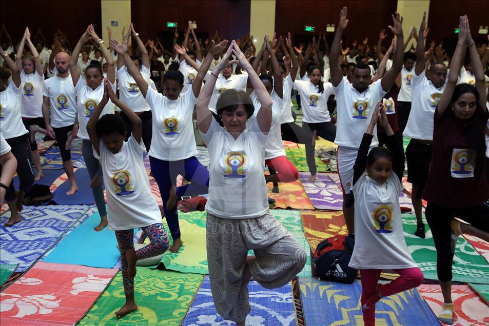 Etiyopya'da "3. Uluslararası Yoga Günü"