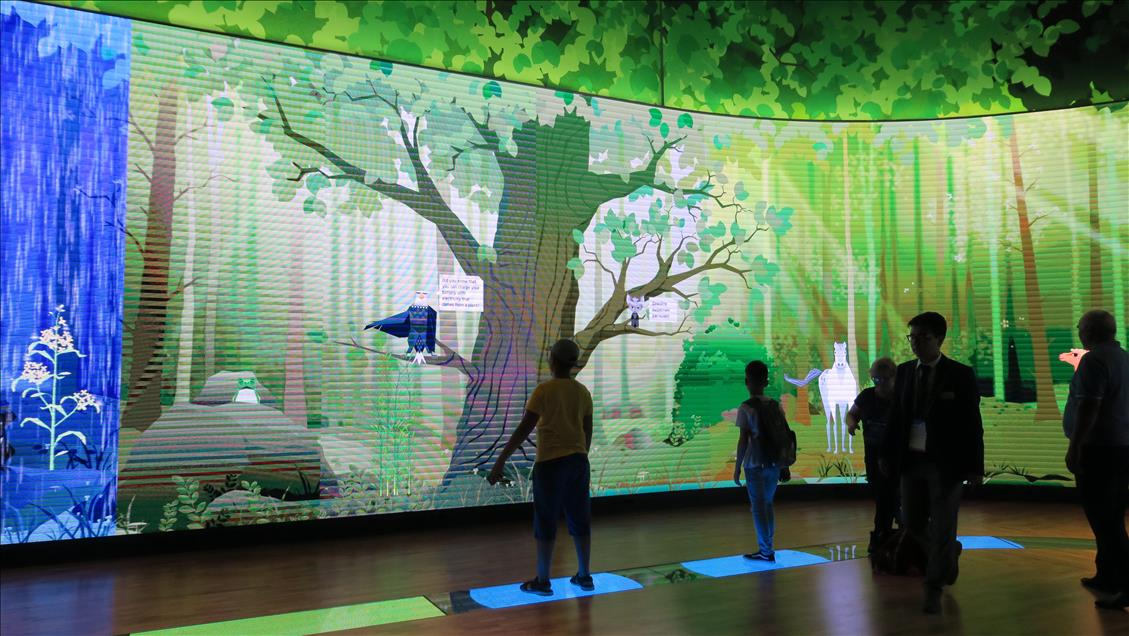 Astana EXPO 2017 Fuarında Kazakistan'ın standına büyük ilgi